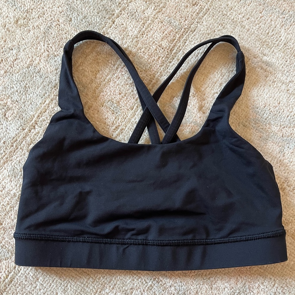 Lululemon Athletica Black Sports Bra